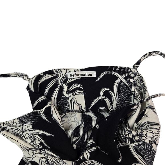 Reformation Womens Boston Slip Dress Size 0 Floral Spaghetti Strap Midi - Picture 5 of 6